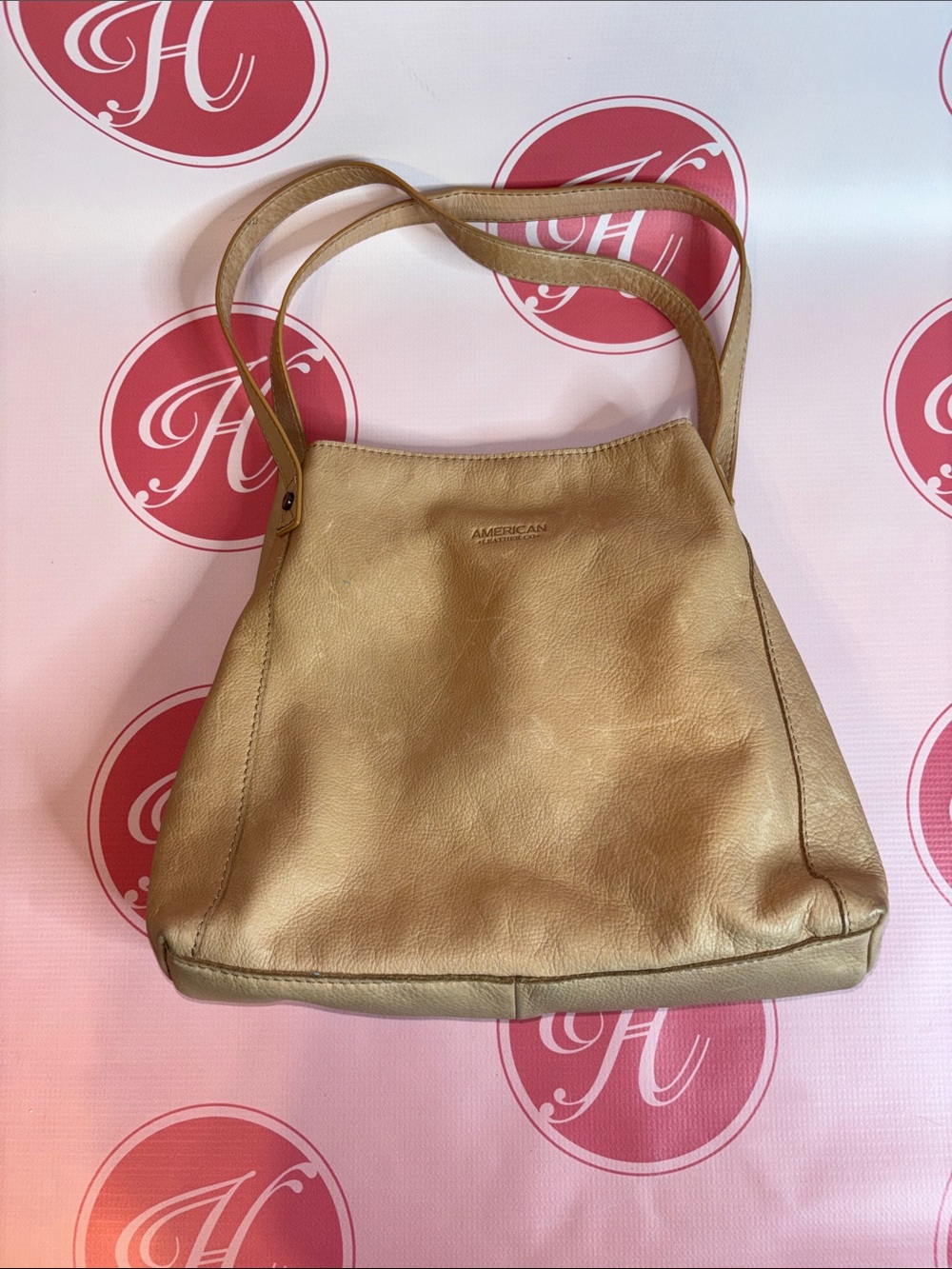 American leather Tan Shoulder Bag